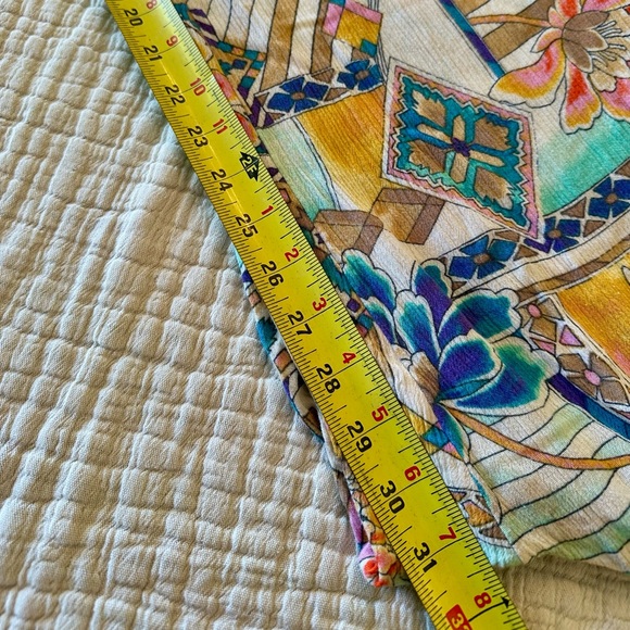 O'Neill Johnny Zephora Super Soft Printed Pull-On Wide Leg Surf Pants M - Picture 7 of 7